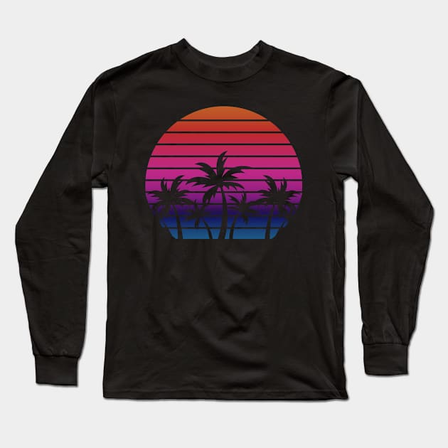 Palm tree Long Sleeve T-Shirt by Houseofwinning